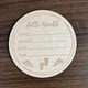 thumbnail image 1 of Letrero de madera para anunciar el nacimiento de un bebé, regalo para recién nacidos en baby shower, letrero con el nombre del bebé como recuerdo para el hospital y compartir la alegría de tu bebé., 1 of 5
