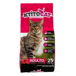 Ktito Cat - Alimento Gato Adulto Sabor A Carne 25 Kg