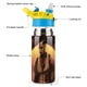 thumbnail image 3 of Pecadores Botella de Agua con Tapa Pop Top de Un Toque, Acero Inoxidable, a Prueba de Fugas, para Deportes, Botella Infantil azul 12 oz, 3 of 6