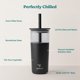 thumbnail image 3 of Vaso de vidrio con aislamiento al vacío REDUCE Aspen 590 ml con tapa, 3 of 7