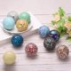 thumbnail image 5 of Uxcell 3Pcs Bolas Decorativas de Vidrio 2.36 pulgadas Orbes Bolas de Centro Esfera de Vidrio de Mosaico para Decorar Cuencos Jarrones Mesa de Comedor Fiesta, Azul Claro Profundo, 5 of 5