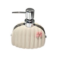 Magideal - Dispensador De Bomba De Loción, Dispensador De Jabón De Manos, Botella De Loción De Cerámica A La Moda, Dispensador De Gel De Ducha Para Decoración De