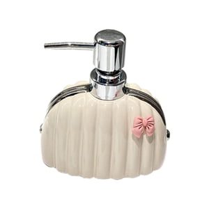 Magideal - Dispensador De Bomba De Loción, Dispensador De Jabón De Manos, Botella De Loción De Cerámica A La Moda, Dispensador De Gel De Ducha Para Decoración De