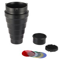 Andoer - Snoot Cónico Para Enfoque De Luz Con Rejilla Panal