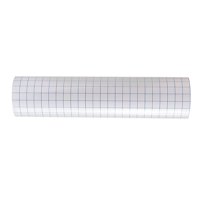 Magideal - Rollo De Cinta De Papel De Transferencia De Vinilo Transparente - 12 ""X 5 Pies Con Cinta De Aplicación De Rejilla De Alineación Para Calcomanías, , Azul