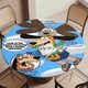 thumbnail image 5 of Mantel Ajustado Redondo Desmarcar Augie Doggie y Doggie Daddy 150 cm, 5 of 6