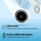 thumbnail image 3 of Ventilador de Cuello Respiray Portátil 17 h 4000 mAh 3 Velocidades Blanco, 3 of 7