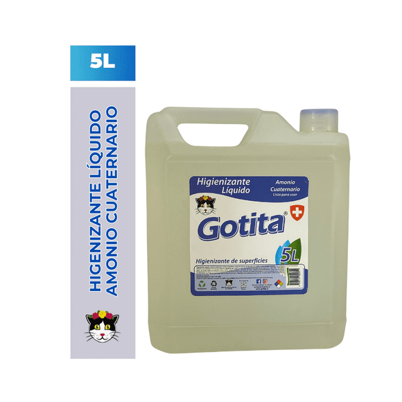 Higienizante amonio cuaternario sin aroma 5l