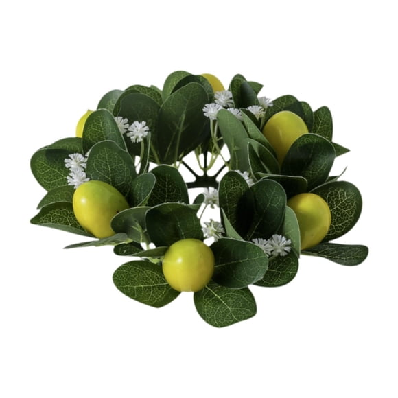 Corona Con Forma De Vela De Limón Para Decorar La Mesa De San Valentín O La Sala De Estar.