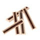 thumbnail image 4 of 5 piezas Guitar Bridge Tie Blocks Inlay Wood Frame Series accesorio de la guitarra, 4 of 4