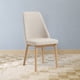 thumbnail image 1 of Silla Comedor Lena Madera Asiento Acolchado Poliéster Beige, 1 of 9