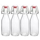 thumbnail image 1 of Botellas con tapa giratoria JOBVERT, 250 ml, paquete de 4, vidrio hermético, 1 of 7