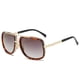 thumbnail image 1 of Gafas de sol de moda europeas y americanas con el mismo estilo, montura de metal, doble haz, personalidad, montura grande, gafas de sol vintage, 1 of 5