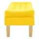 thumbnail image 3 of Banqueta Wood 2c Felpa 05 Amarillo, 3 of 4