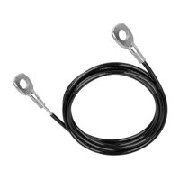 Magideal - Cable De Alimentación De Polea De Fitness, Accesorios De Máquina De Cable De Alimentación De Repuesto, Accesorios De Polea De Cable De Alimentación Ca Sin Bola Negra 3M