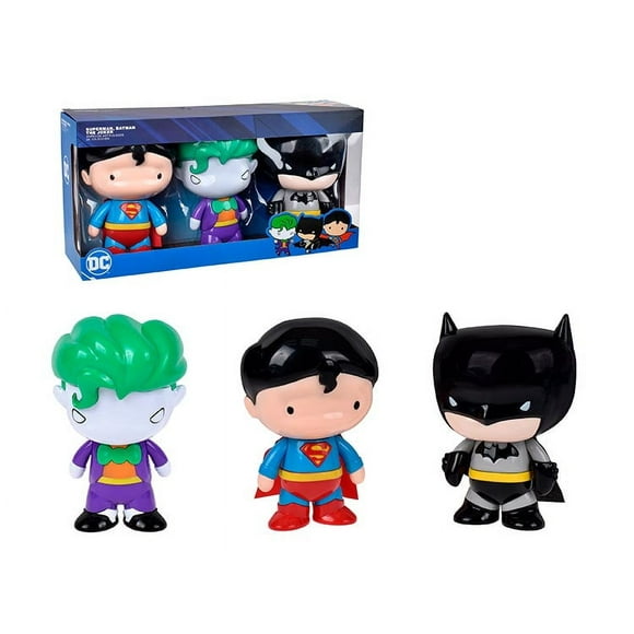 Set De 3 Figuras De Accion 18 Cms Dc Comics