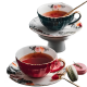 thumbnail image 1 of Juego de tazas de porcelana con platillos y cucharas 8 oz..., 1 of 3