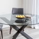 thumbnail image 3 of size 18.11 inch.Tempered glass table top round transparent table surface round glass table top round glass sheet., 3 of 3