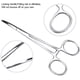 thumbnail image 3 of Pinzas para orejas de mascotas, extractor de pelos de orejas de perro, tijeras para peluqueros de mascotas, pinzas de bloqueo para el cuidado de perros, herramienta resistente y eficaz para el cuidado, 3 of 7