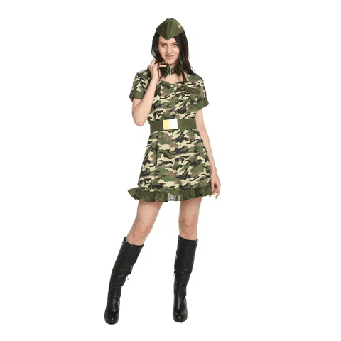 Red Sale - Disfraz Soldado Militar Femenino