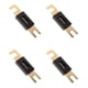 thumbnail image 2 of 4 unids universales 200amp anl chapado en oro fusibles de hoja plana para coche auto vehículo, 2 of 5