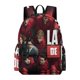 thumbnail image 1 of La Casa de Papel-theme Backpack, Campus style schoolbag Bookbag with Adjustable Shoulder Straps And Large Zip Compartment, Unisex Travel Bags.42x30x15cm, 1 of 6