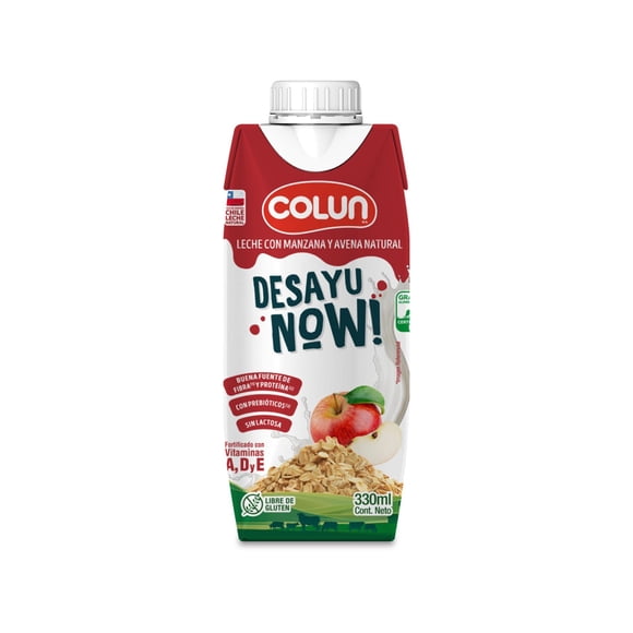 Leche Manzana-Avena, 330 ml