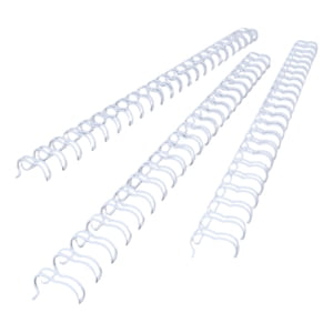 Genérico - Anillo Metalico Doble Cero 3:1 14.3Mm (9/16) 10 Unid. Blanco