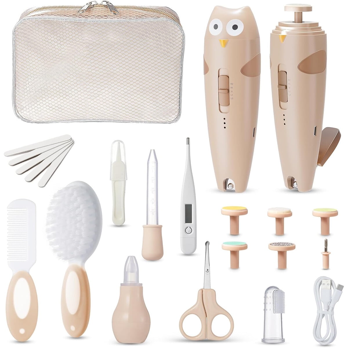 Set Cuidado Beba Lictin 26en1 Recargable Luz Led
