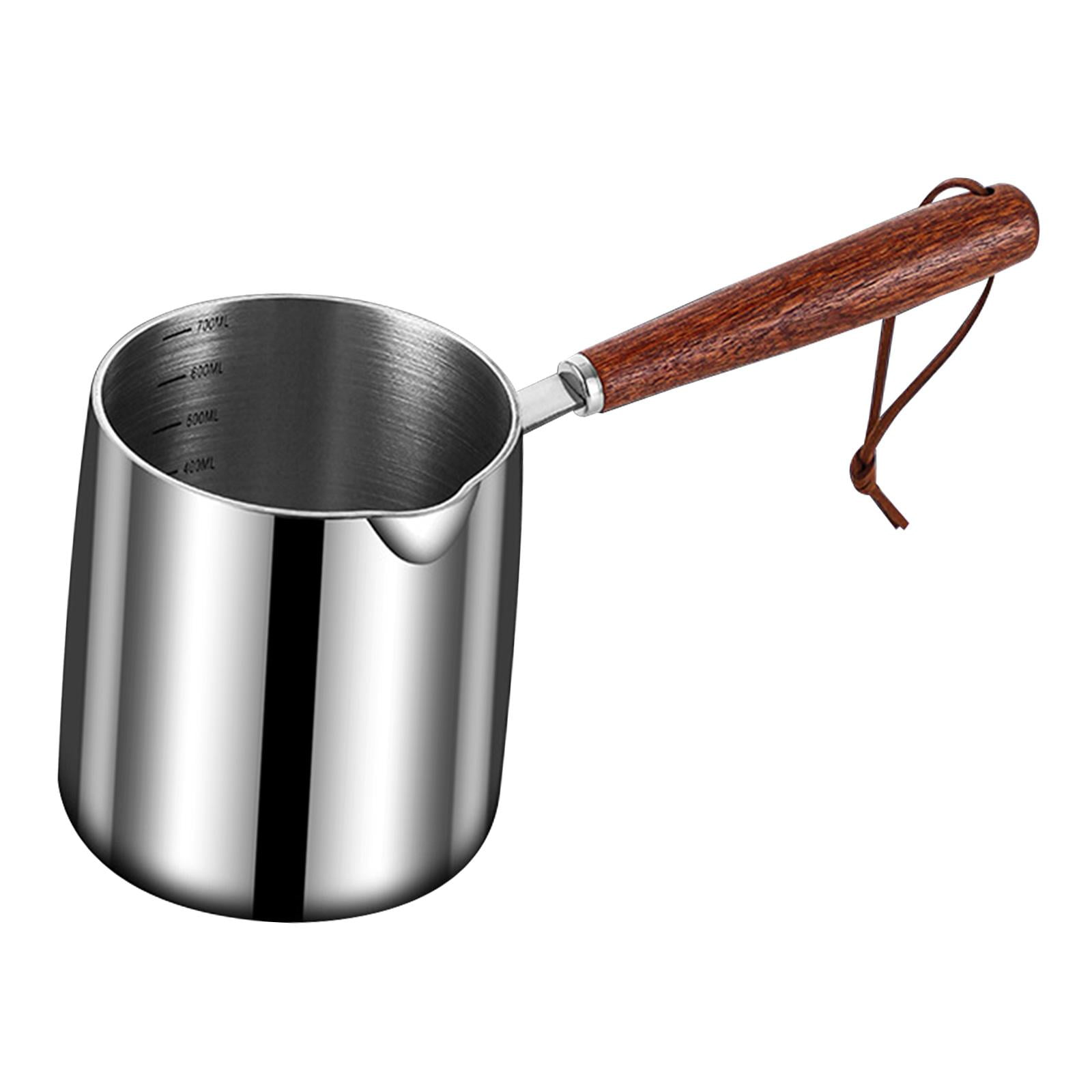 Magideal - Cacerola Pequeña, Mini Olla Para Sopa, Utensilios De Cocina Antiadherentes, Sartén Para Leche Para Cocina De Inducción, Hogar, Cocina, Camping, Aceite 700ml
