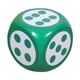 thumbnail image 1 of Dados De Espuma, Material Didáctico, Dados De Puntos De Aprendizaje Para Niños, Niños, Niñas, Aula, Verde, 1 of 5