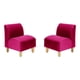 thumbnail image 1 of Set Poltrona Soft 1C Felpa 05 Burdeo, 1 of 5