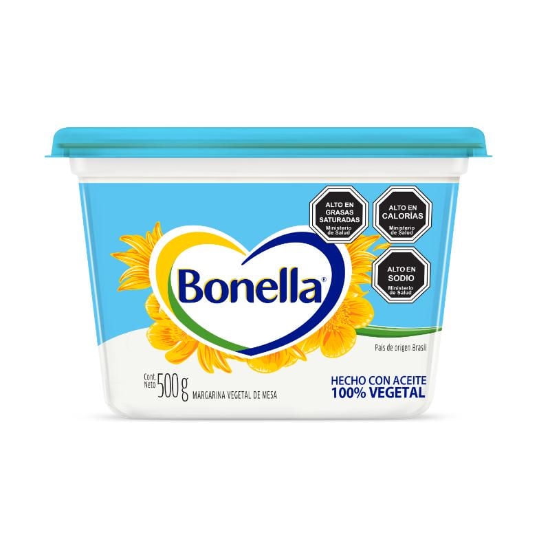 Margarina Pote Vegetal 500 g Bonella