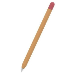 Genérico - Protector Funda Silicona Para Apple Pencil 1 Naranjo