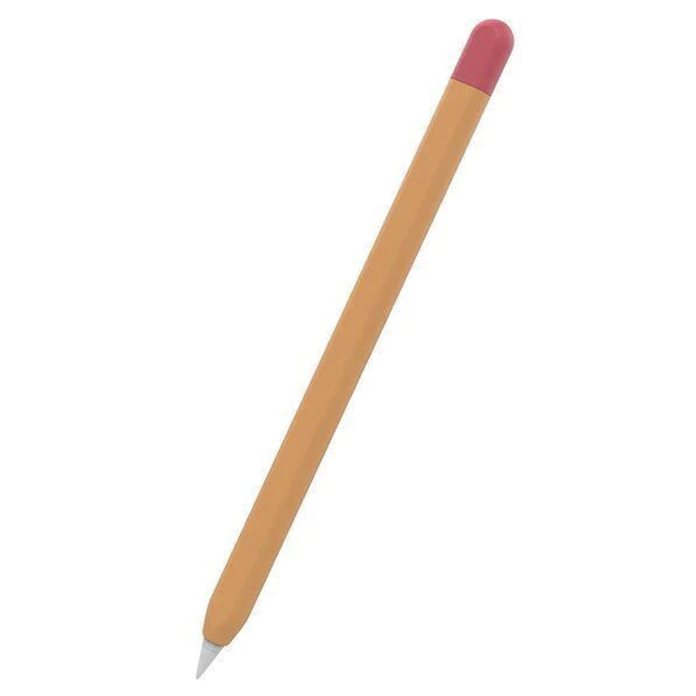 Genérico - Protector Funda Silicona Para Apple Pencil 2 Naranjo