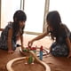 thumbnail image 3 of Set de tren de madera SainSmart Jr. para niños pequeños con rieles de doble cara, 3 of 7