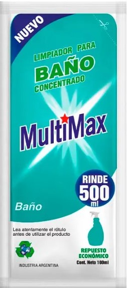 Multimax - Pack 6Limpiador Baño Para Diluir 500Ml X100 Ml