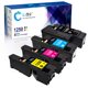 thumbnail image 1 of Cartucho de tóner compatible con LXtek para la impresora Dell 1250, paquete de 4, 1 of 7