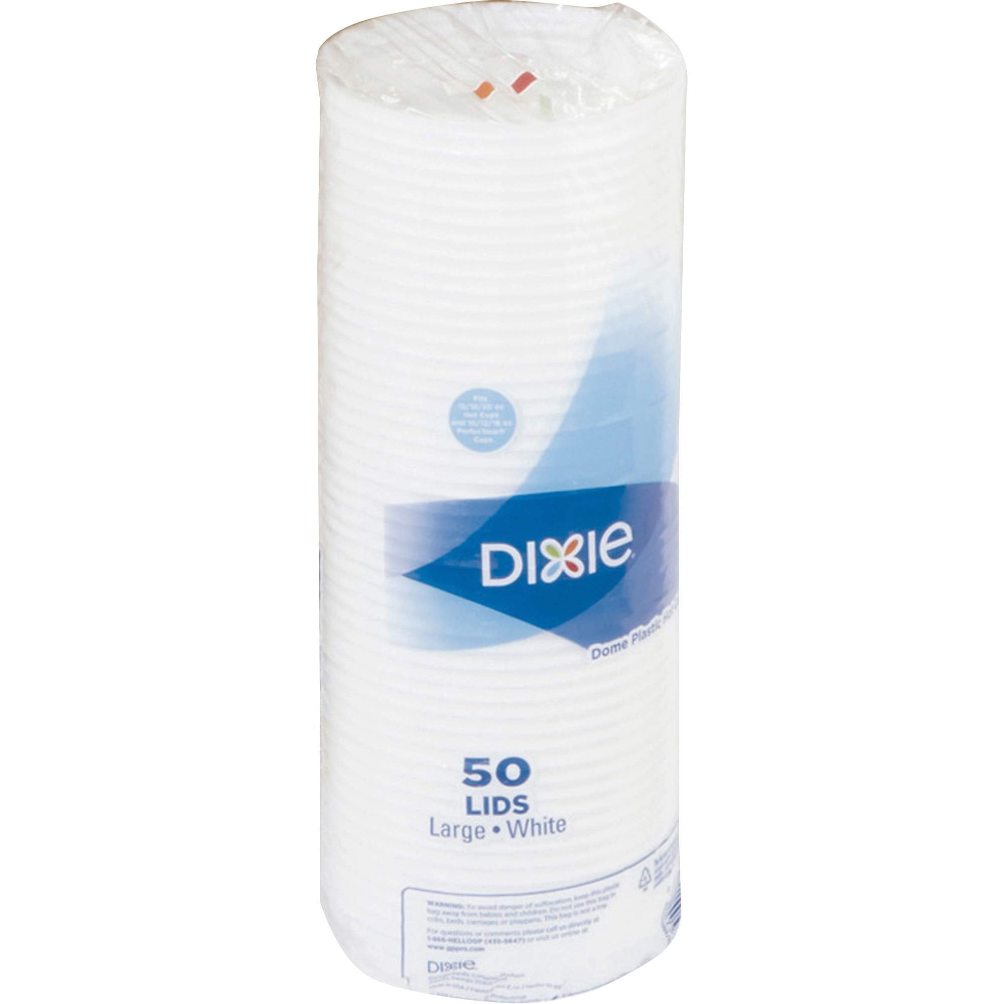 Tapa Para Taza De Café Georgia-pacific Dixie, 300 Ml, 600 Ml, Color Blanco, 500 Unidades