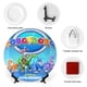 thumbnail image 3 of RoboGobo Plato decorativo de porcelana fina (bone china), plato decorativo de cerámica para hogar, oficina, soporte de pared, platos decorativos para dormitorio - 6 pulgadas (15 cm), 3 of 6