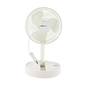 Tecnolab - Mini Ventilador Usb Blanco Con Pedestal Y Soporte - Ps