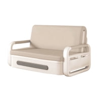 Mueble Market - Futón Steel Blanco Beige