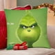 thumbnail image 4 of El Grinch Fundas de almohada de terciopelo con tema, regalos de funda de almohada, decoración para el hogar, cojín de lanzar, regalo de cumpleaños para fans y parejas.61*61cm., 4 of 6