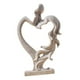 thumbnail image 2 of Figura De Pareja Besándose Estilo Nórdico Para Gabinete De Entrada Decoración Del Hogar De Boda Marrón Claro, 2 of 3