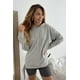 thumbnail image 1 of Sudadera con Capucha y Dobladillo Irregular con Gráfico "venice", 1 of 5