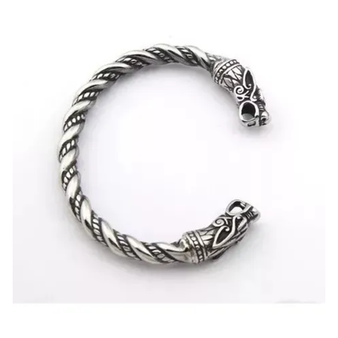 Genérico - Pulsera Brazalete Dragón Vikingo Punk Rock