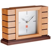 Estuche De Madera Para Reloj De Sobremesa Bulova Usonian Ii Frank Lloyd Wright