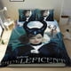 thumbnail image 1 of Bruja Cruella Conjunto de sábanas temático, trío de piezas, cómodo y amigable con la piel, diseño único, regalo de decoración para el hogar para familiares, amigos y fans,135cm *200cm, 1 of 6