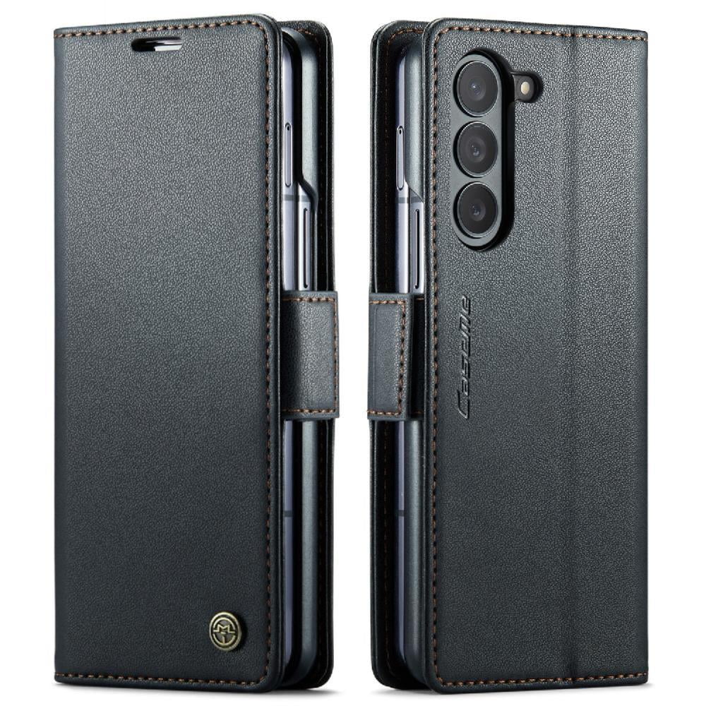 Caseme Tipo Cartera Samsung Galaxy Z Fold 5 5g Con Cierre Magnético, Rfid, Tarjetero, Soporte, Carga Inalámbrica