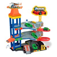 Suntoys - Garaje De Estacionamiento Con Autos – Playset Ciudad De Vehículos Para Niños